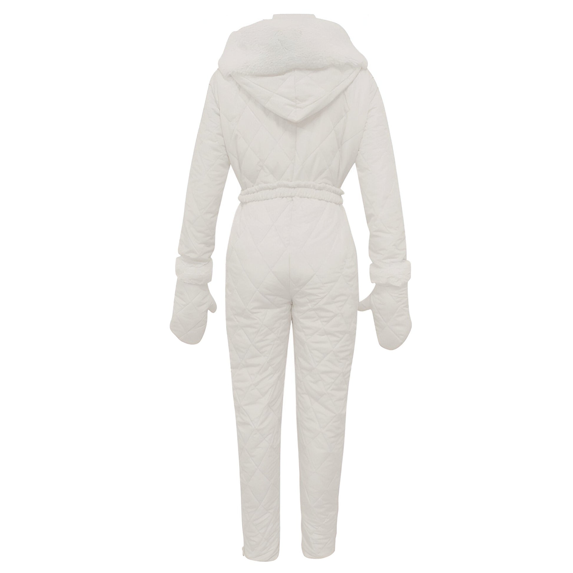 Eveloria Damen Ski-Overall Warm Schwarz - Eveloria