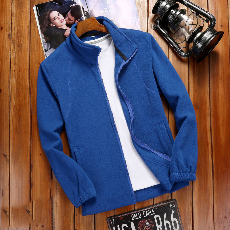 Damen Fleecejacke Reißverschluss Stehkragen Fleece