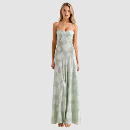 Damen Hochzeitsgast Maxikleid Lang