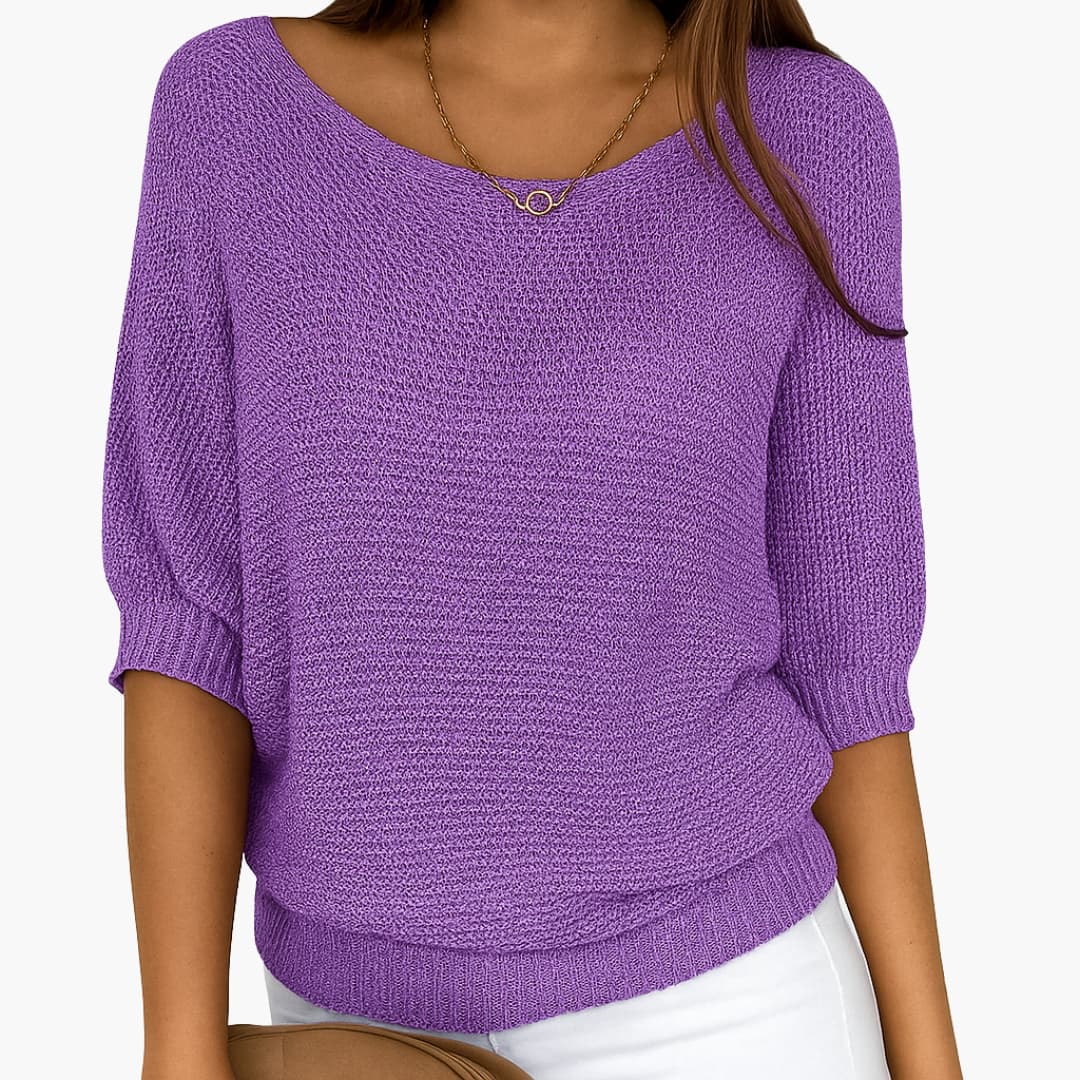 Damen Strickbluse Elegantes Design
