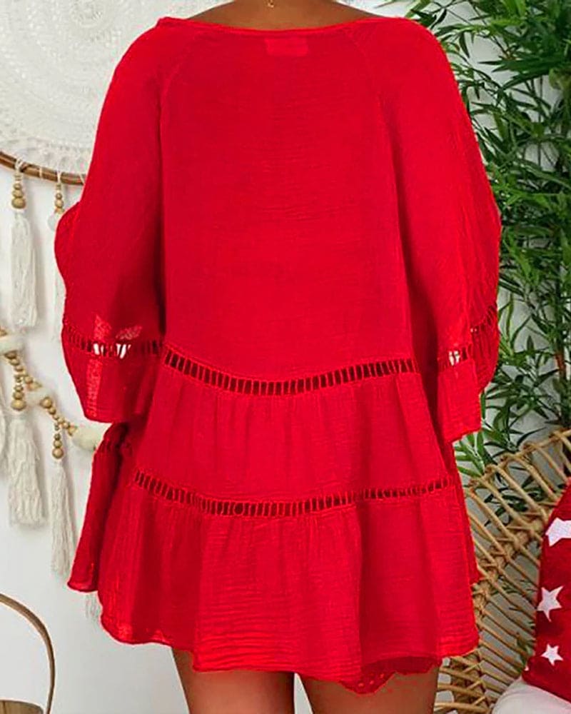 Eveloria Damen Boho Sommertunika