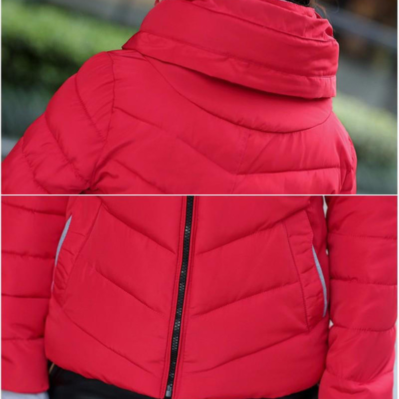 Eveloria Damen Steppjacke Daunenfüllung Kapuze