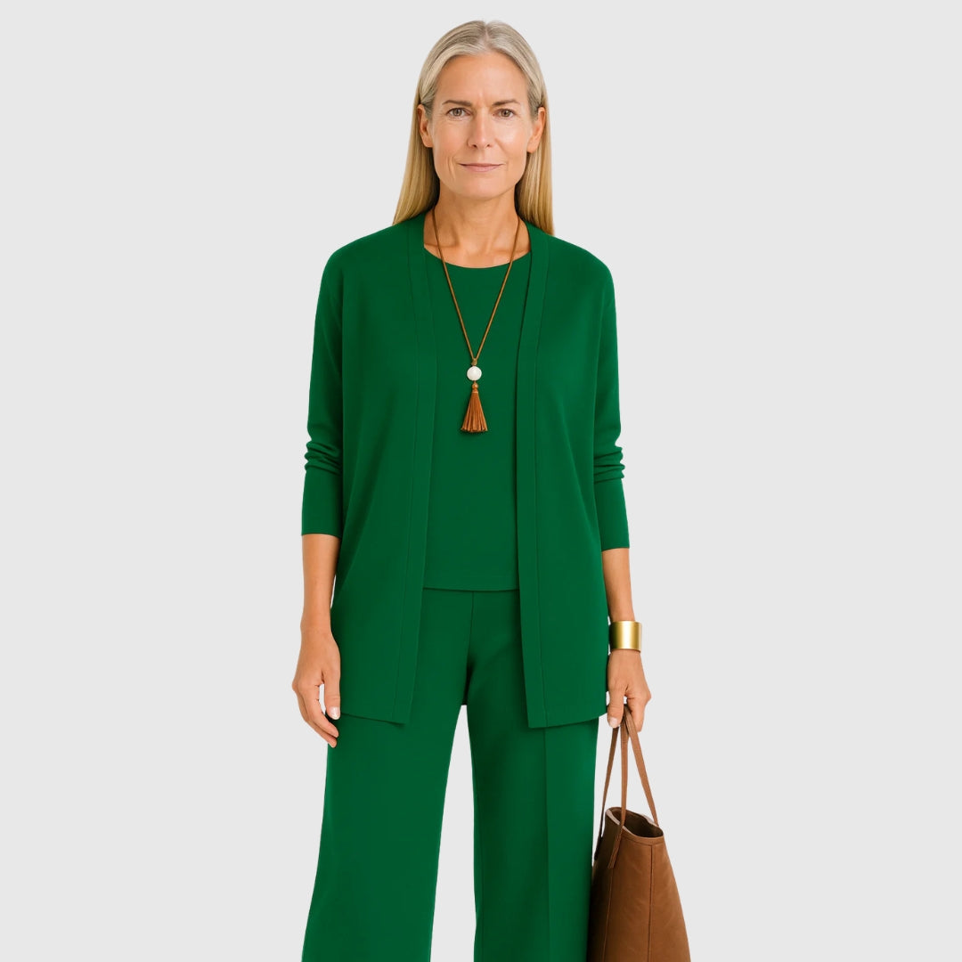 Damen Minimalistisches Lounge Set 3-teilig