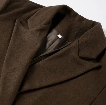 Damen Wollmantel Oversize Winter