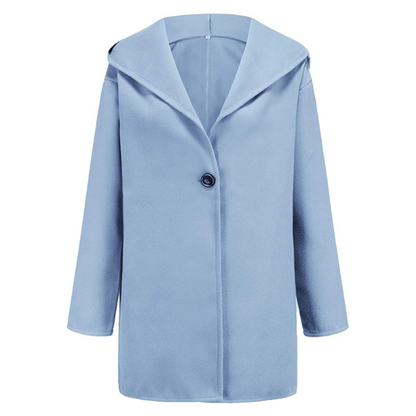 Eveloria Damen Trenchcoat Klassisch Wollstoff Beige