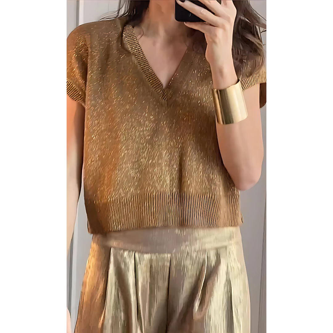 Eveloria Damenhohe Bundhose Elegant