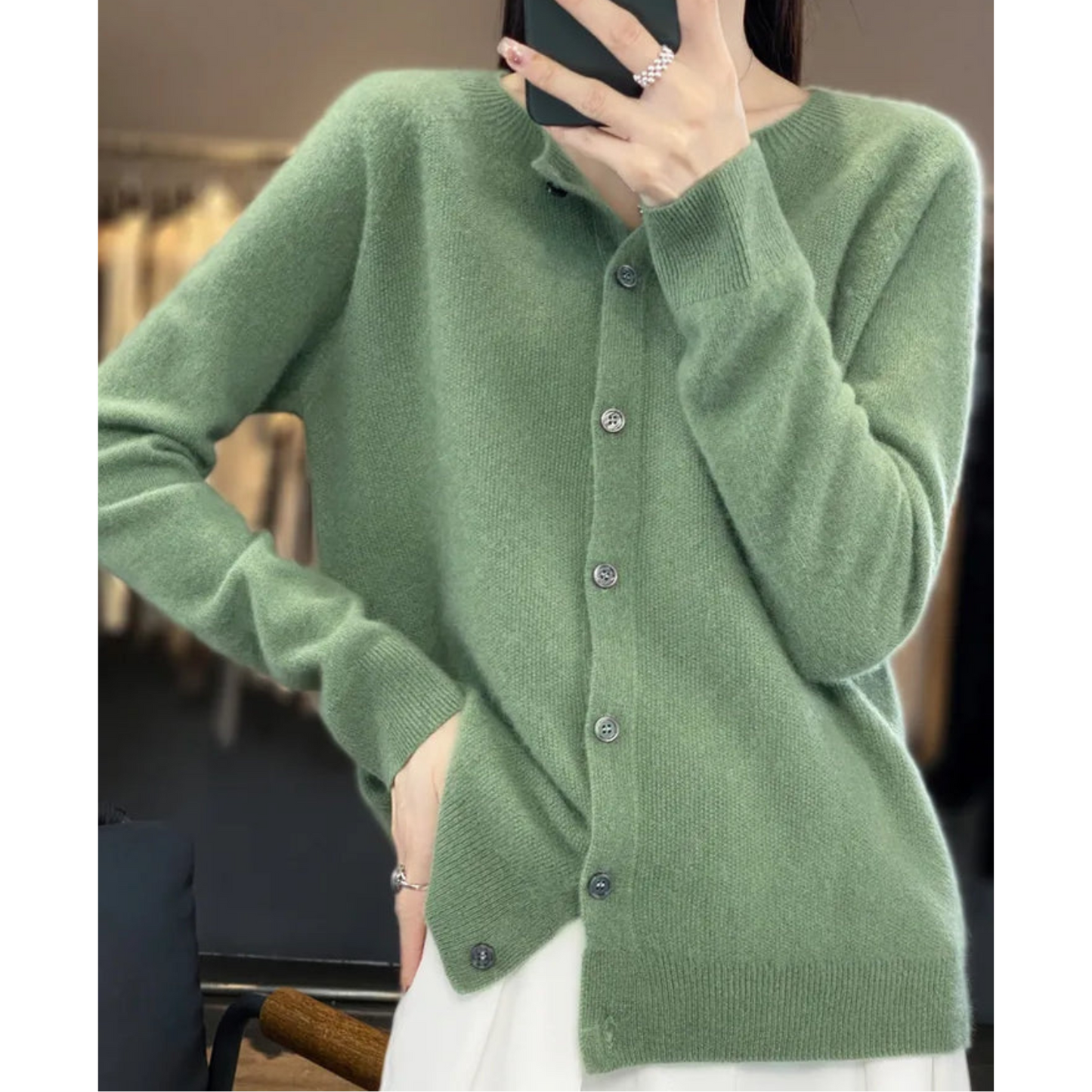 Damen Cardigan Warm