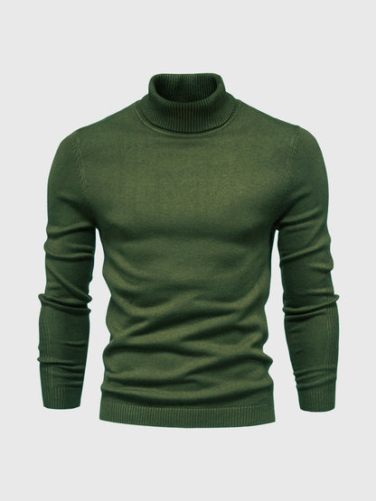 Herren Rollkragenpullover Kurz Waschbar