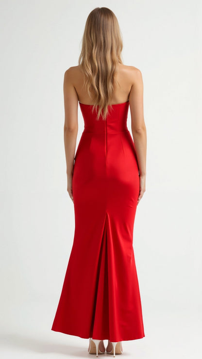 Damen Säulen Maxi Kleid Hochzeitsgäste