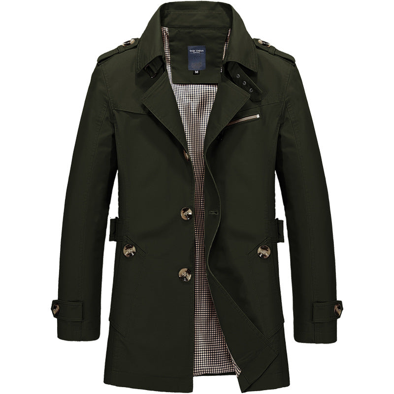 Herren Winterjacke Stilvoll Wärmeisolierend