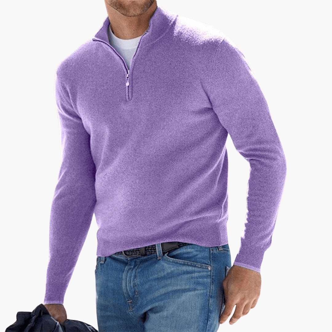 Herren Pullover Mit Reißverschluss
