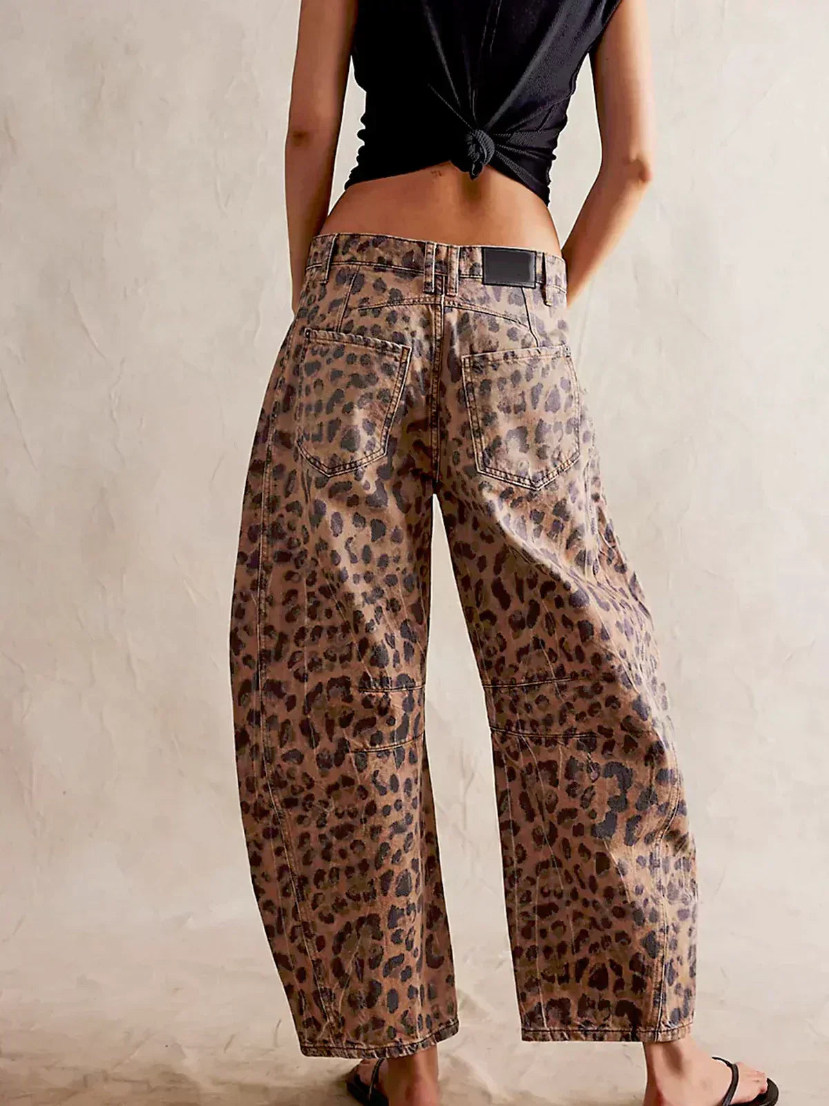 Damen Jeans Moderner Stil Komfort Schwarz - Eveloria