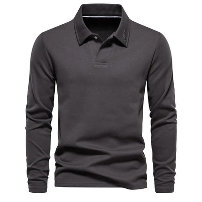 Herren Poloshirt Baumwolle Weiß