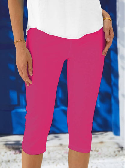 Damen Leggings Bequem Alltag