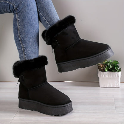 Damen Winterstiefel Warmfutter Rutschfeste Sohle