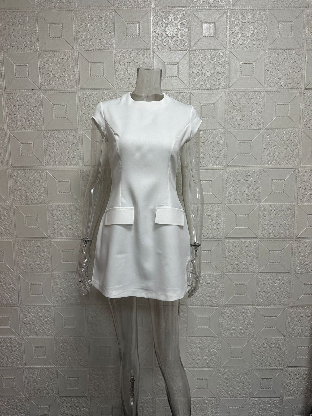 Eveloria Damen Taillenkleid Taschenrock