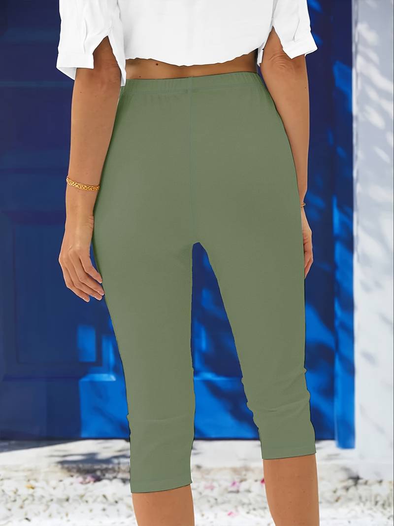 Damen Leggings Bequem Alltag