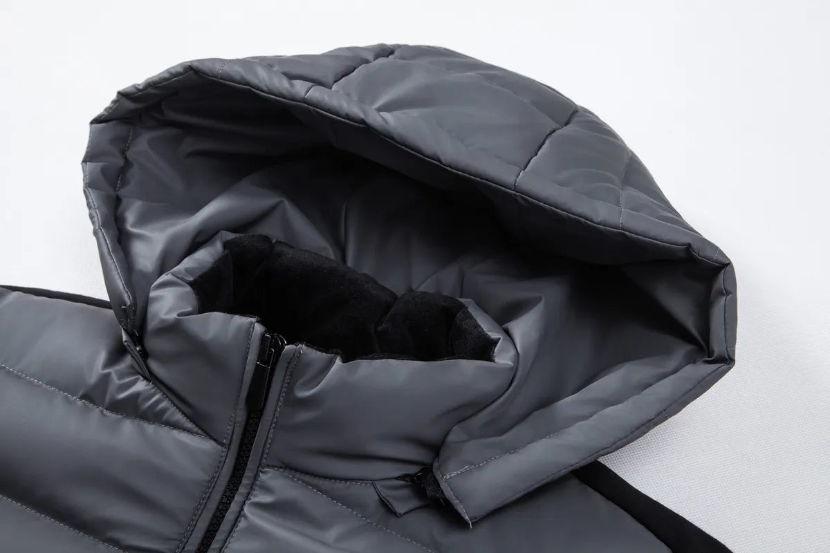 Eveloria Herren Winterjacke Kapuze