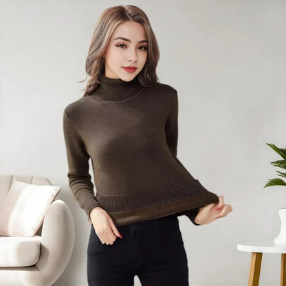 Eveloria Damen Fleece-Pullover Stilvoll