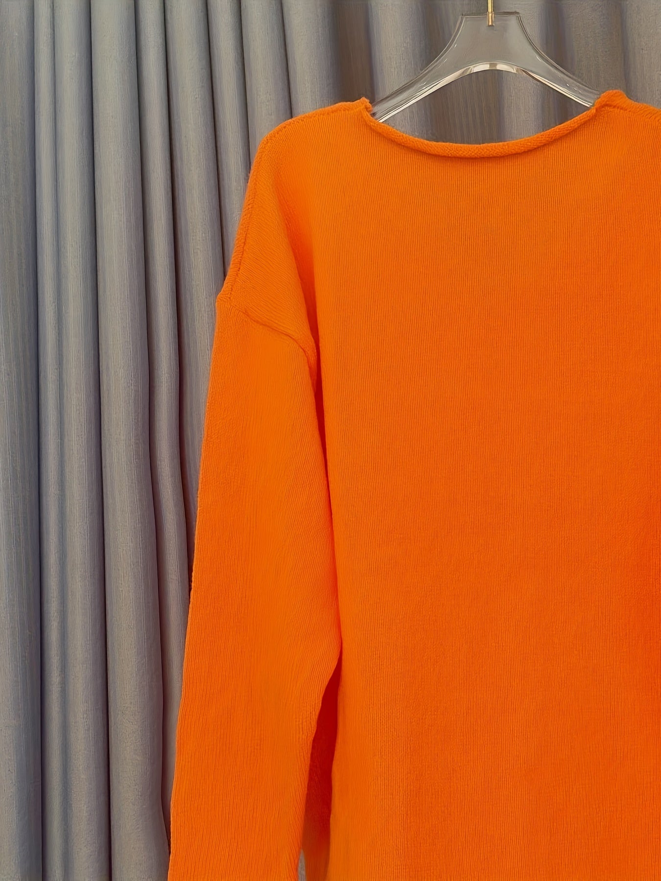 Damen Oversize Pullover Warm