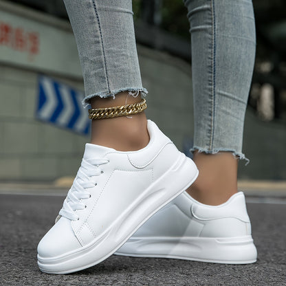 Damen Sneaker Weiß Bequem