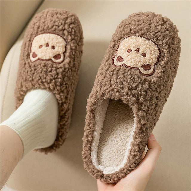 Eveloria Damen Flauschige Tierpantoffeln