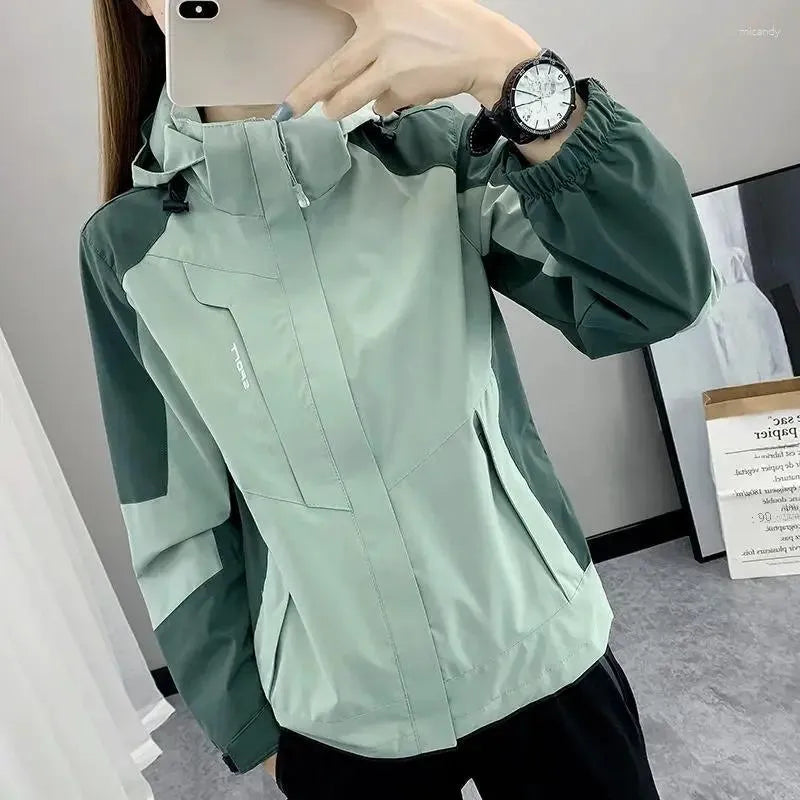 Eveloria Damen Windjacke Wasserfest