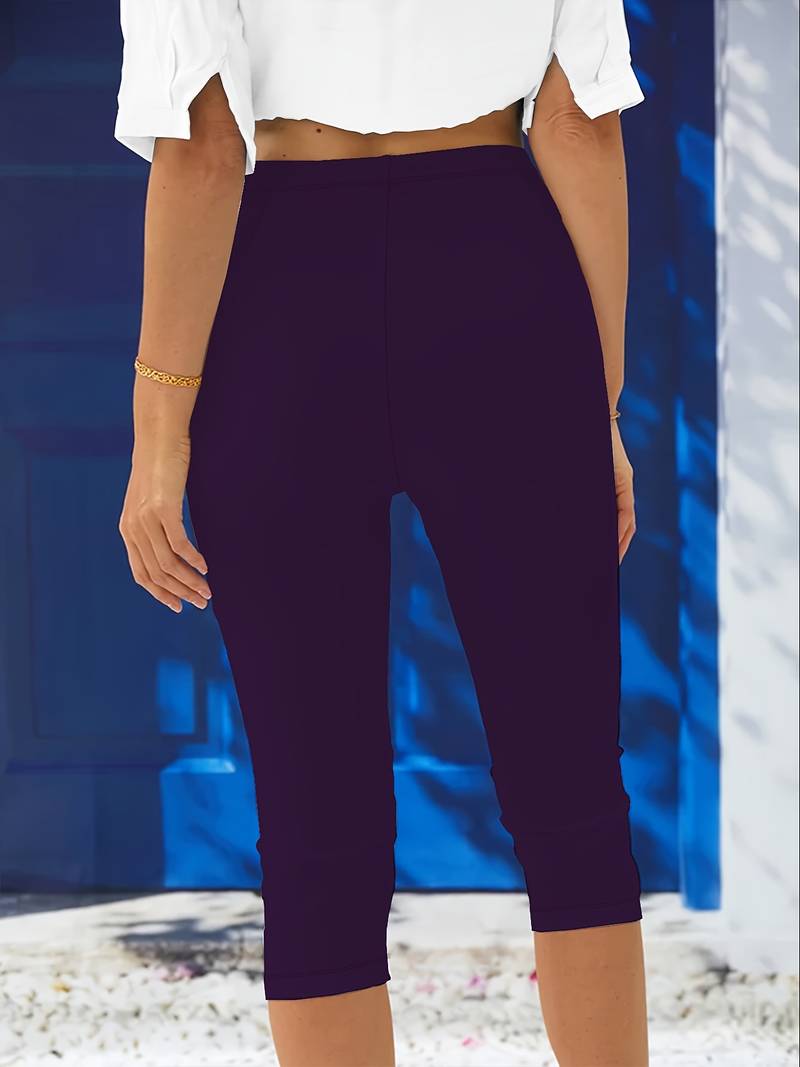Damen Leggings Bequem Alltag