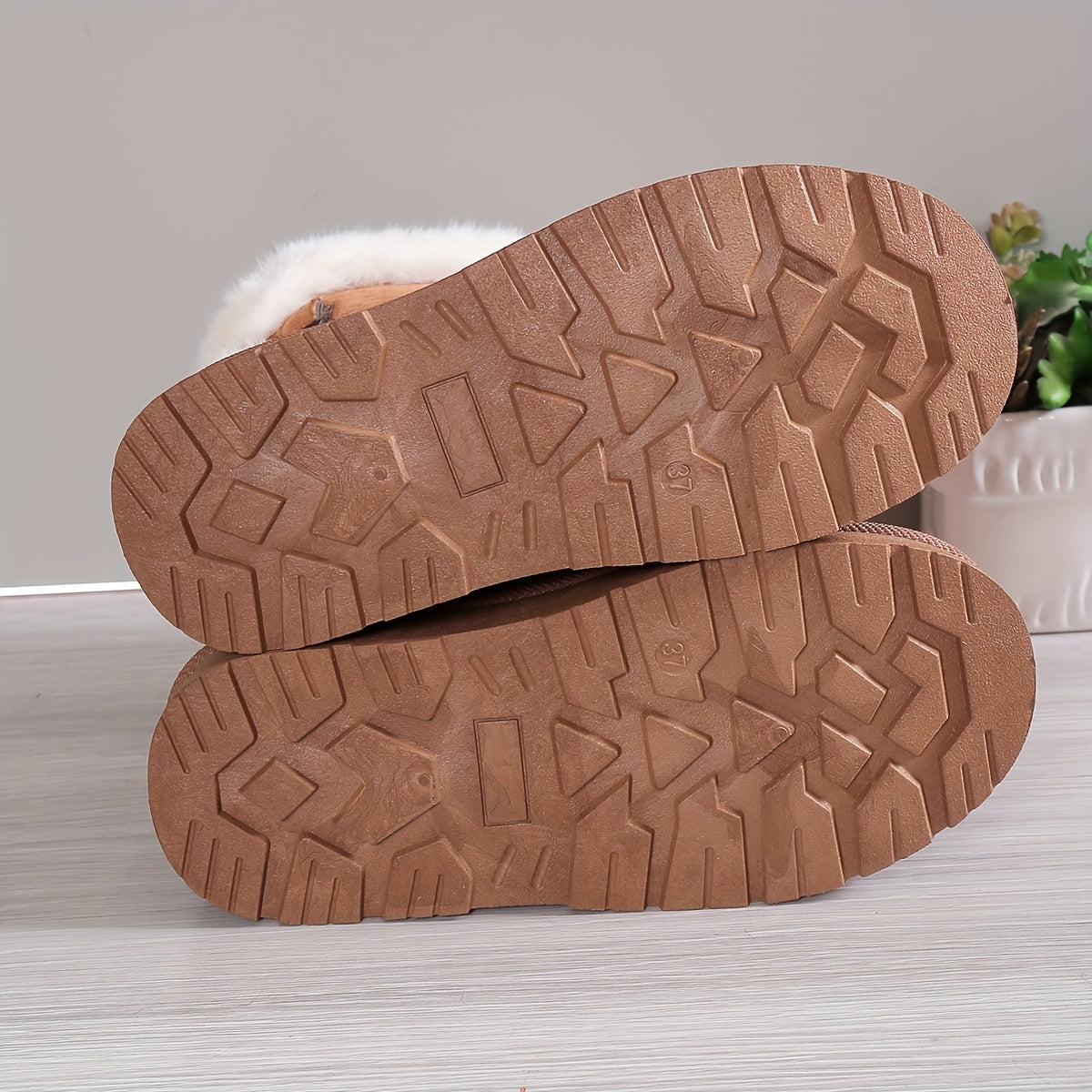 Damen Winterstiefel Warmfutter Rutschfeste Sohle