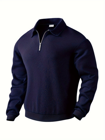Eveloria Herren 1/4-Zip-Pullover Stilvoll