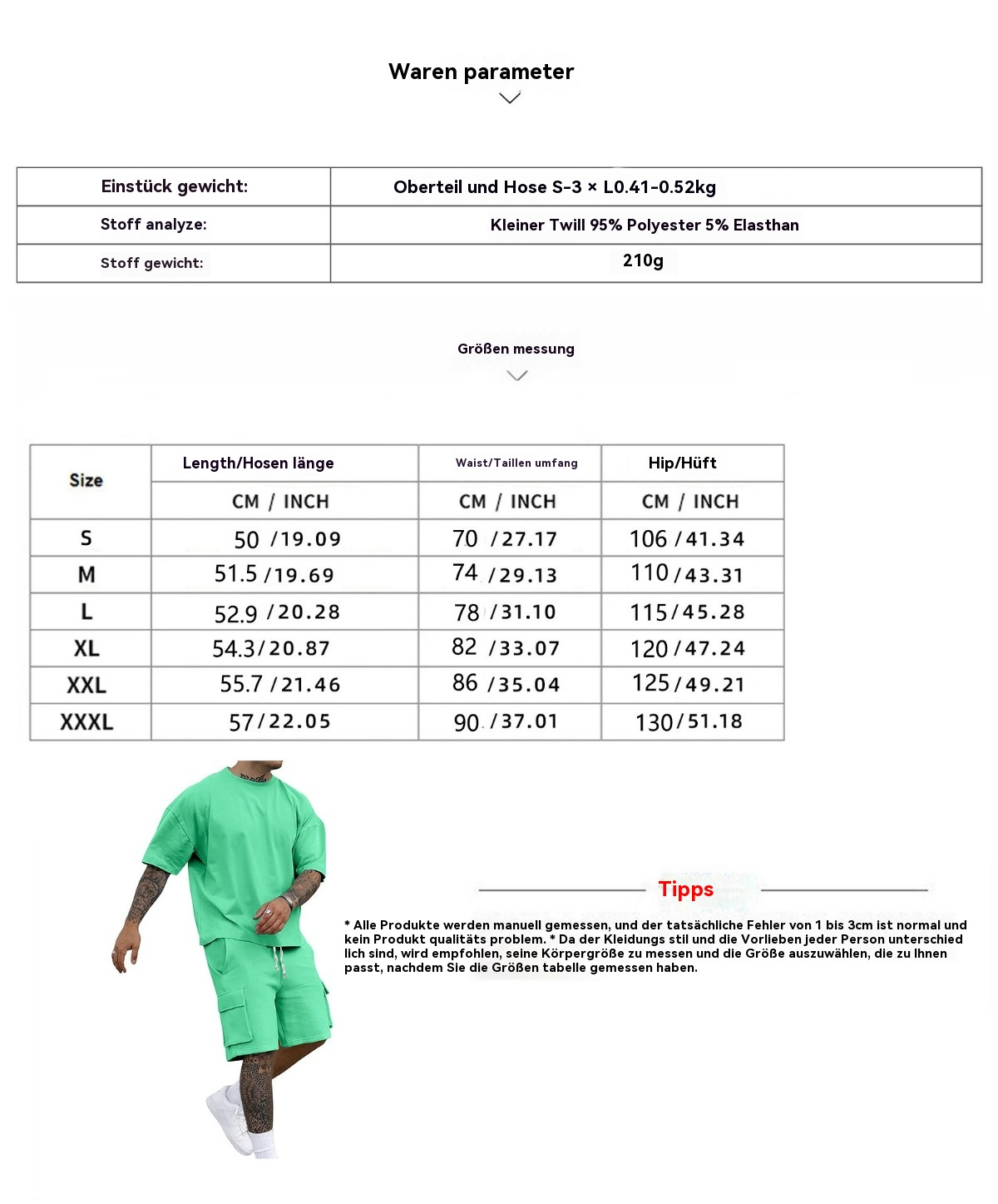 Eveloria Damen Sportanzug T-Shirt und Shorts