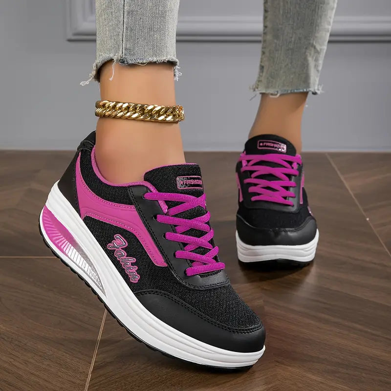 Damen Laufschuhe Schnürverschluss