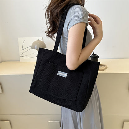 Eveloria Damen Cordtasche Elegant Braun