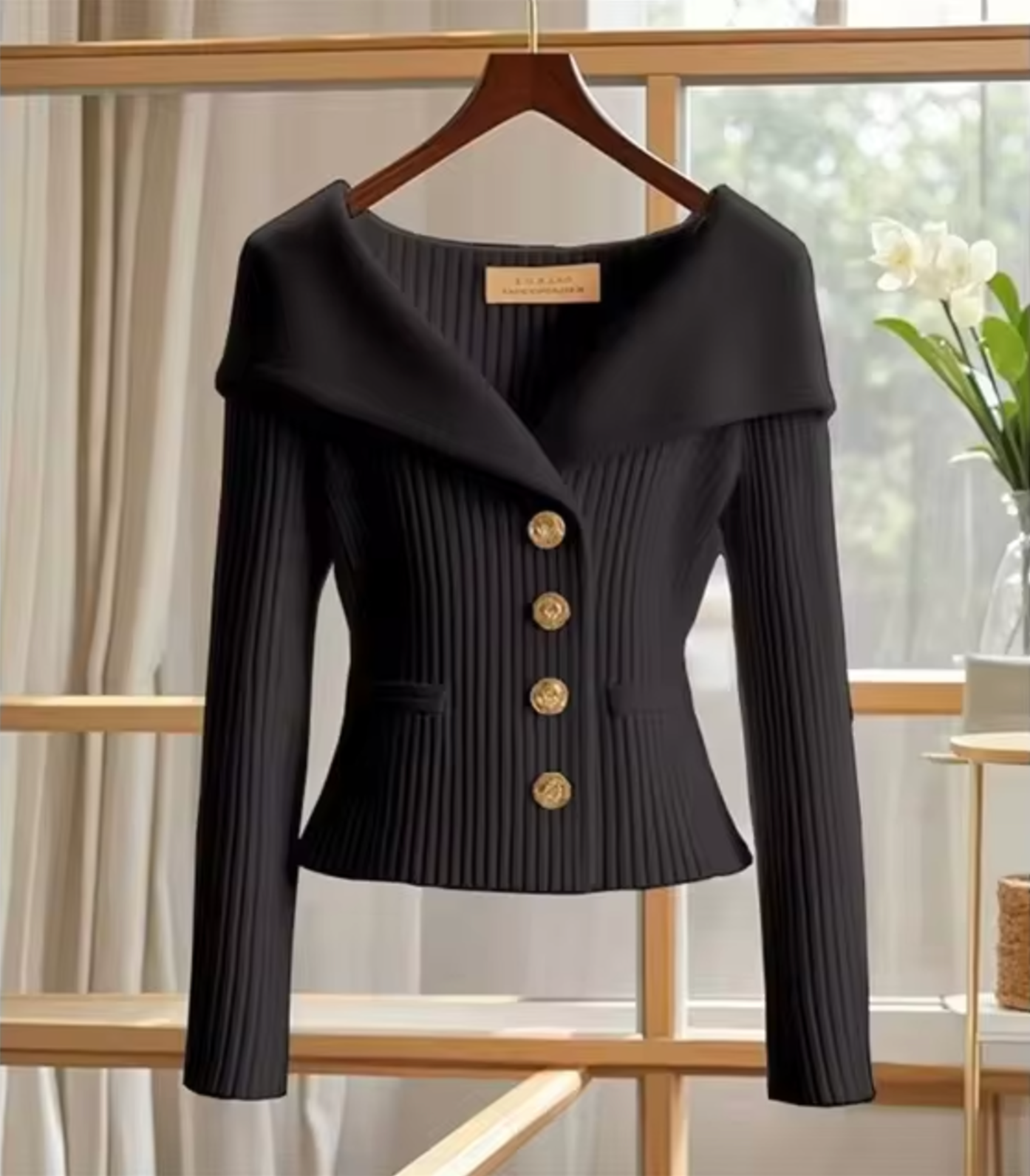 Damen Strickjacke Kurz Cardigan Übergangsjahre