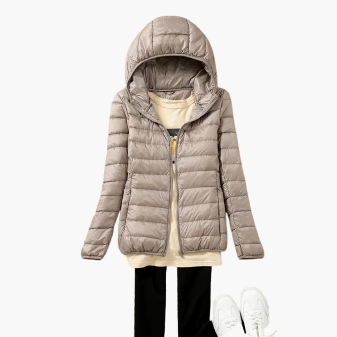 Damen Ultraleichte Daunenjacke Warm