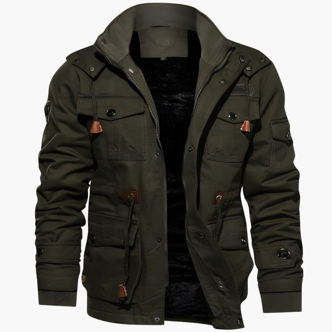 Herren Winterjacke Fleece Isolierend