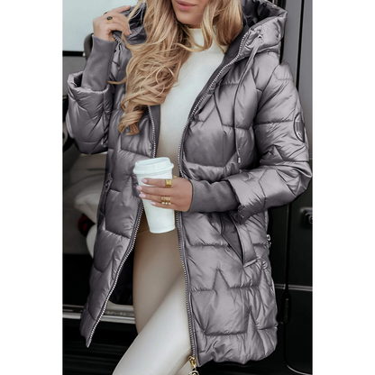 Eveloria Damen Pufferjacke Kapuze