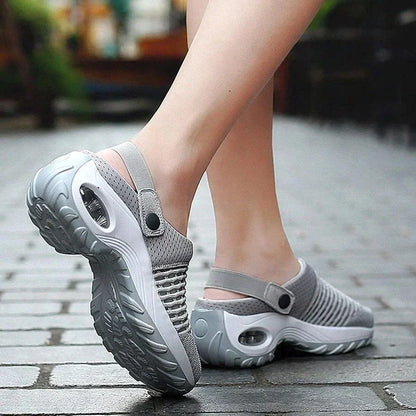 Damen Plateau Sandalen Zum Hineinschlüpfen - Eveloria