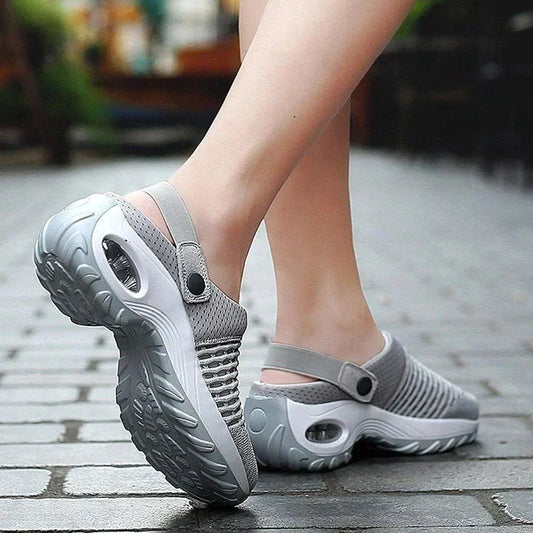 Damen Plateau Sandalen Zum Hineinschlüpfen - Eveloria