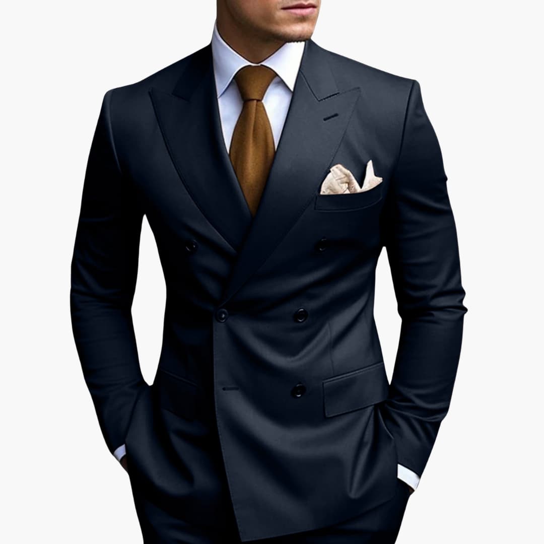Herren Zweireiher Anzug Elegant