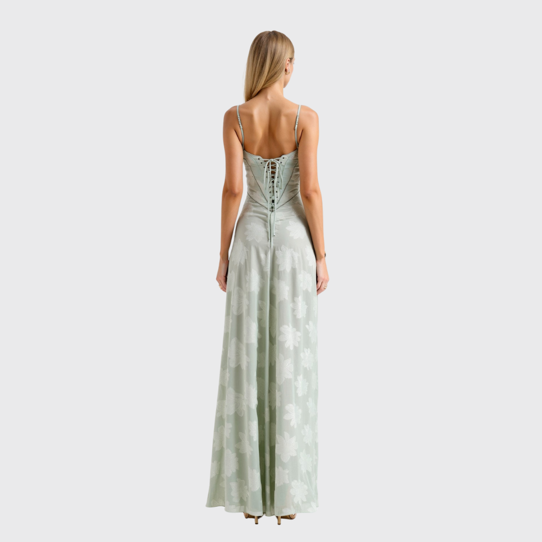 Damen Hochzeitsgast Maxikleid Lang