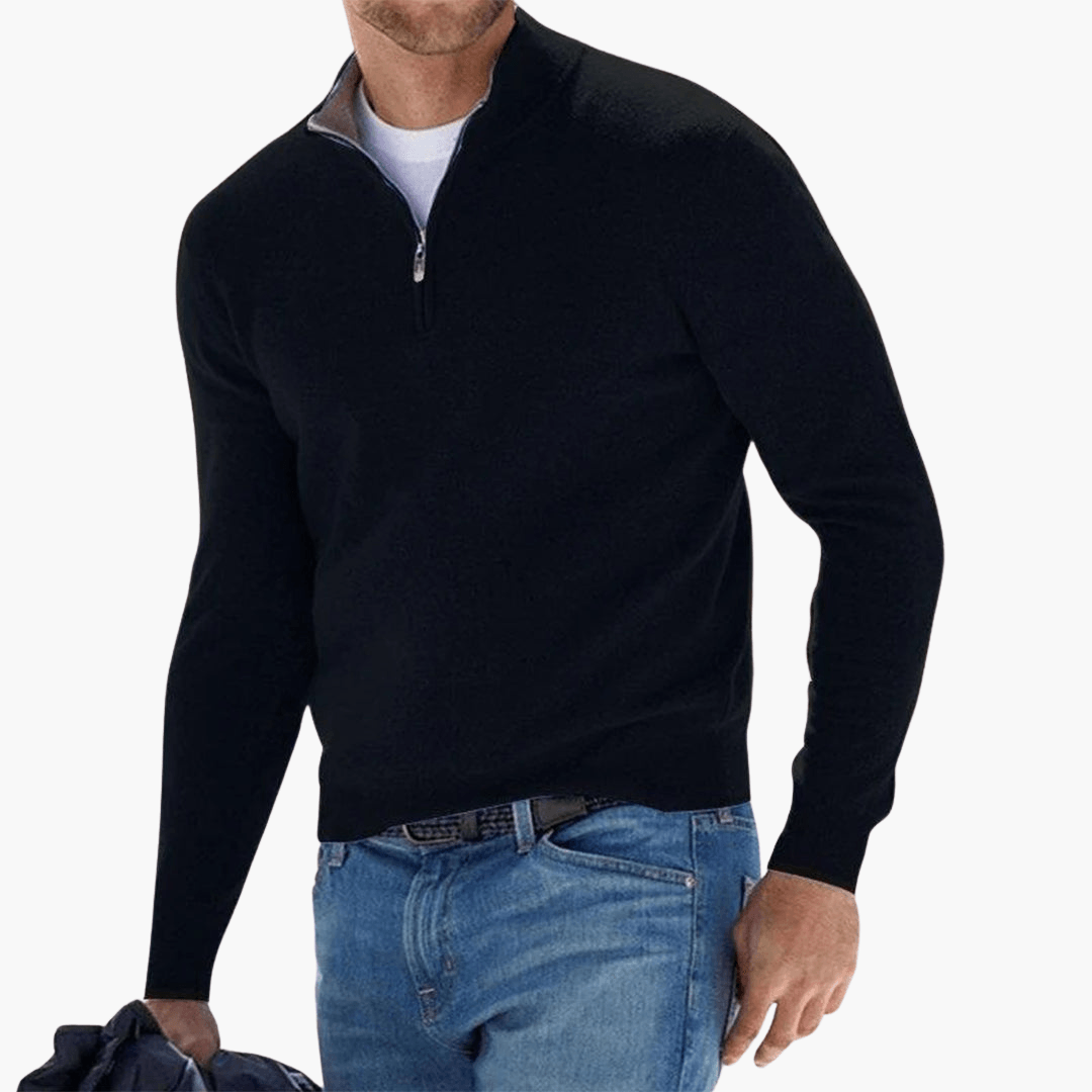 Herren Pullover Mit Reißverschluss