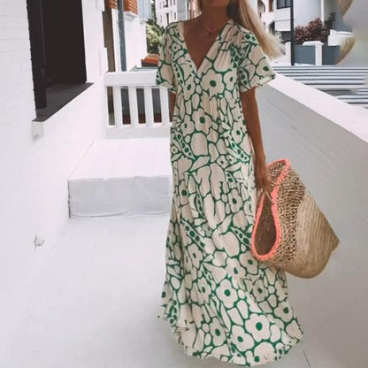 Eveloria Damen Maxikleid Sommerdesign