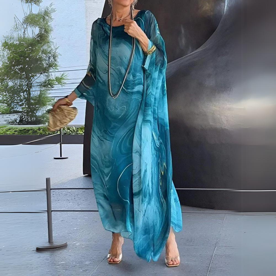 Elegantes Damen Abendkleid Chiffon Für Festliche Anlässe