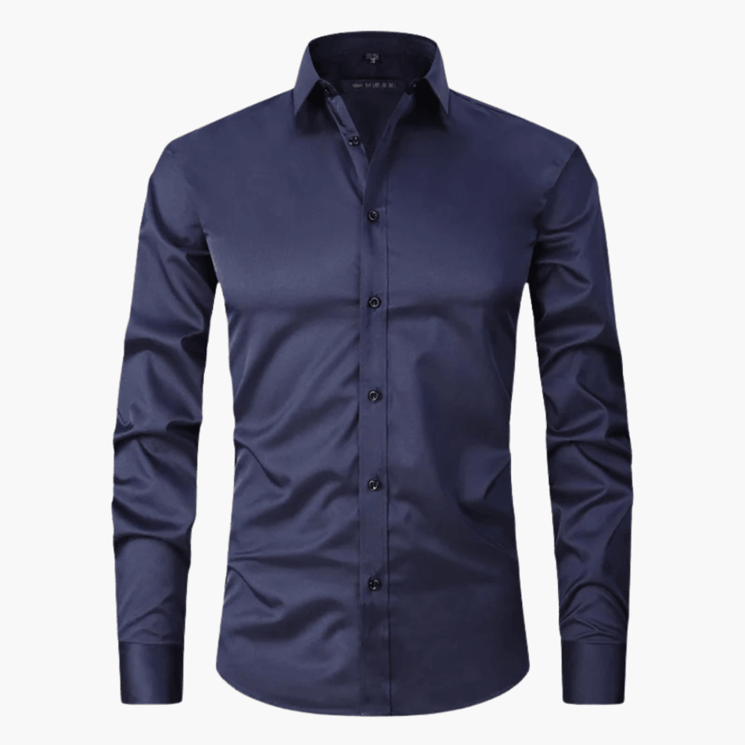 Herren Slimfit Langarmhemd