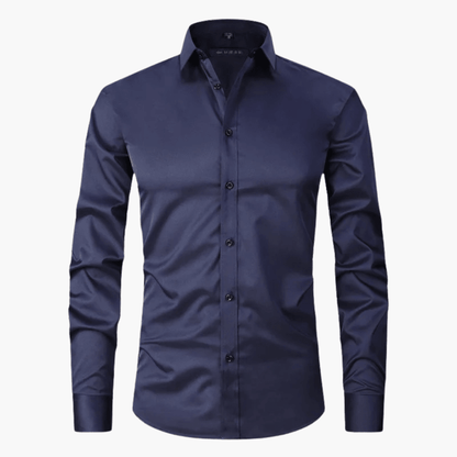 Herren Slimfit Langarmhemd