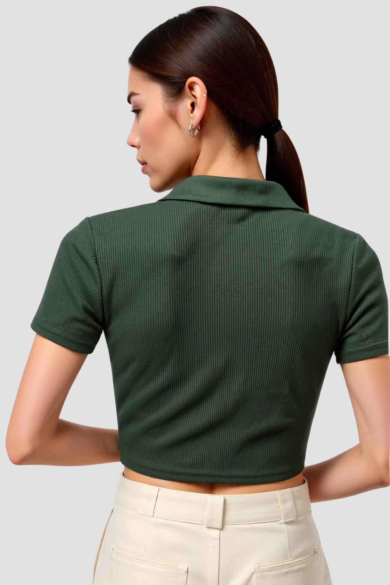 Herren Kurzarm Poloshirt Baumwolle Weiß