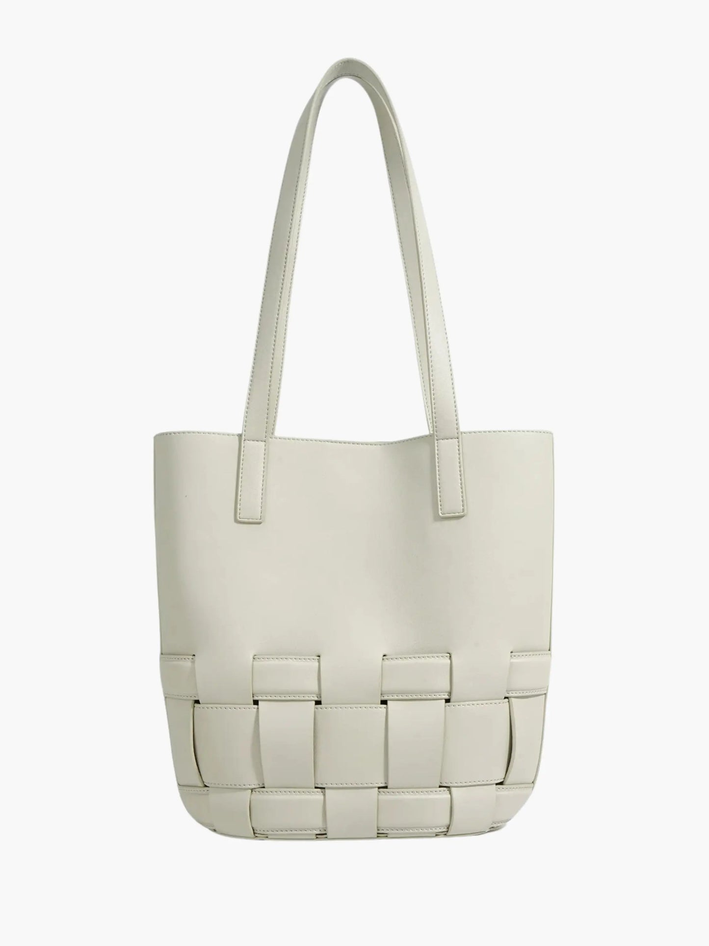 Geflochtene Damen Ledertasche