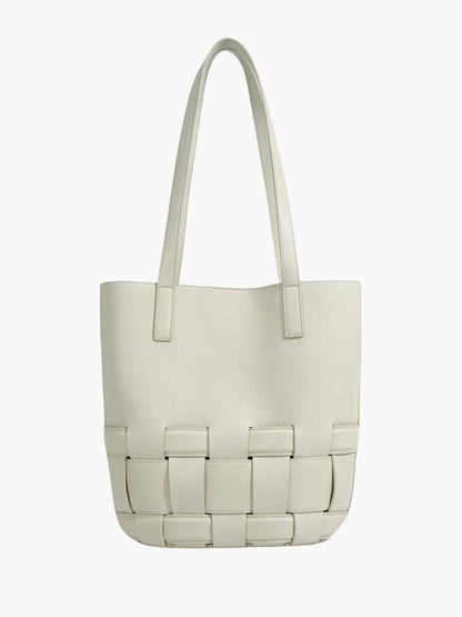 Geflochtene Damen Ledertasche