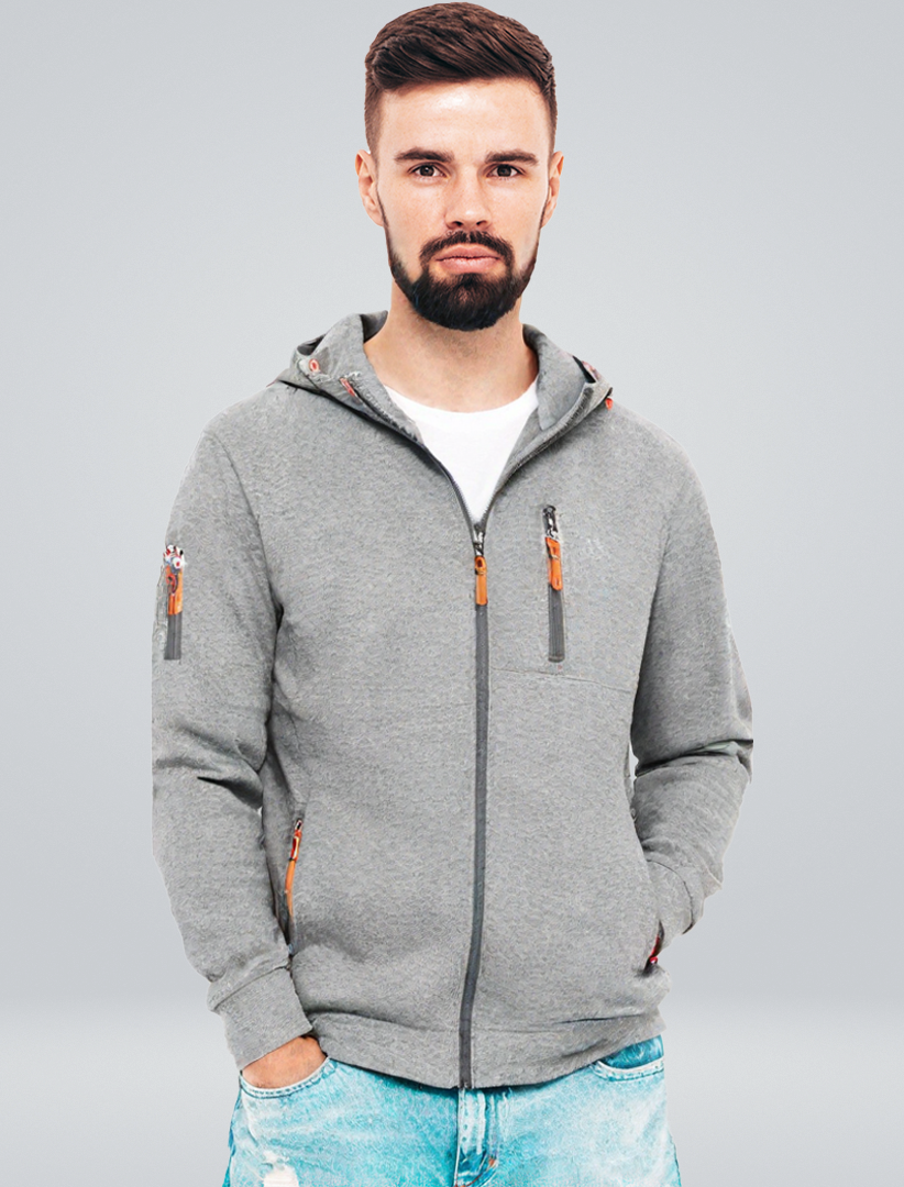 Anselm Herren Multifunktionale Tech-Fleece Jacke - Norvielle